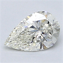 0.26 quilates, diamante pera con muy buen corte, color I, claridad VVS2 y certificado por CGL