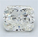 0.4 quilates, cojín de diamante con muy buen corte, color H, claridad VS2 y certificado por EGL