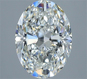 Foto Diamante Natural 2.02 quilates, Ovalado , Color G, claridad VVS1 y certificado GIA de