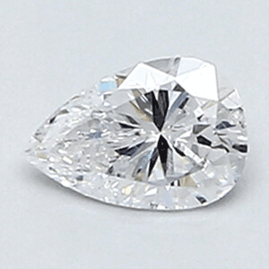 Picture of 0.23 Carats, Pear Diamond with Very Good Cut, D Color, VS2 Clarity and Certified By CGL