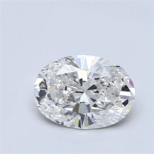 Foto 0.74 quilates, diamante ovalado con muy buen corte, color E, claridad VS1 y certificado por CGL de