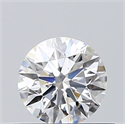 Natural Diamond 0.45 Carats, Round with Excellent Cut, E Color, VVS2 Clarity and Certified by GIA