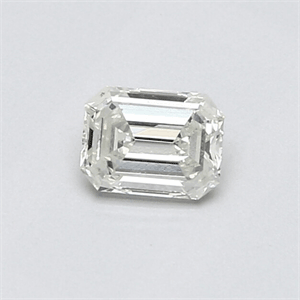 Foto 0.39 quilates, diamante esmeralda con muy buen corte, color K, claridad VS1 y certificado por CGL de