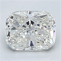 0,4 quilates, cojín de diamante con corte muy bueno, color F, claridad VVS1 y certificado por EGL