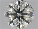 Diamante Natural 0.91 quilates, Redondo , Color J, claridad SI2 y certificado HRD