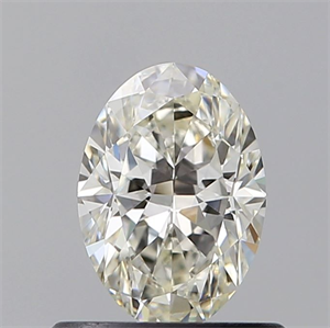 Picture of Natural Diamond 0.60 Carats, Oval with  Cut, J Color, VVS1 Clarity and Certified by GIA