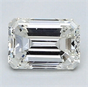 0.41 Carats, Emerald Diamond with Very Good Cut, F Color, VVS2 Clarity and Certified By EGL