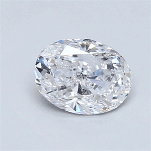 Picture of 0.82 Carats, Oval Diamond with Very Good Cut, D Color, SI2 Clarity and Certified By EGL