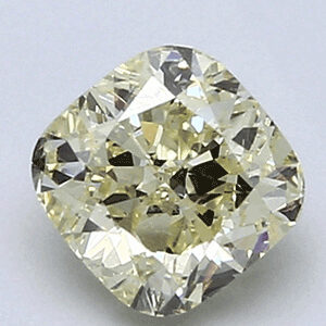 Picture of 1.06 Carats, Cushion Diamond, P color VVS2 Clarity and certified by CGL