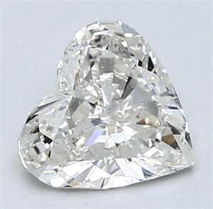 Picture of 0.55 Carats, Heart Diamond with Very Good Cut, G Color, VS1 Clarity and Certified By EGL