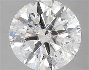 Picture of Natural Diamond 0.80 Carats, Round with Excellent Cut, E Color, I1 Clarity and Certified by IGI