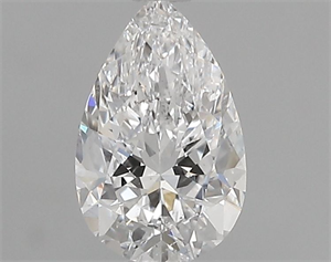 Foto Diamante Natural 0.50 quilates, De pera , Color D, claridad SI1 y certificado GIA de
