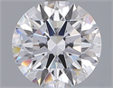 Lab Grown Diamond 2.03 Carats, Round with Ideal Cut, E Color, VVS2 Clarity and Certified by IGI