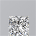 Natural Diamond 1.02 Carats, Princess with  Cut, G Color, VS1 Clarity and Certified by GIA
