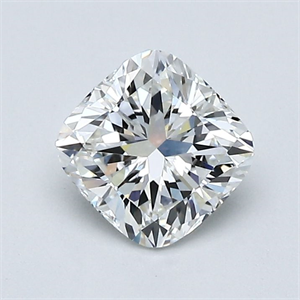 Foto Diamante Natural 1.03 quilates, Del cojín , Color H, claridad VS1 y certificado GIA de