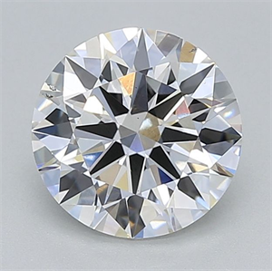 Picture of Lab Grown Diamond 1.51 Carats, Round with Ideal Cut, E Color, VS2 Clarity and Certified by IGI