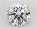 Lab Grown Diamond 3.70 Carats, Round with Ideal Cut, E Color, VVS1 Clarity and Certified by IGI