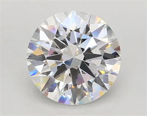Picture of Lab Grown Diamond 3.70 Carats, Round with Ideal Cut, E Color, VVS1 Clarity and Certified by IGI