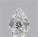 Natural Diamond 0.51 Carats, Pear with  Cut, E Color, IF Clarity and Certified by GIA