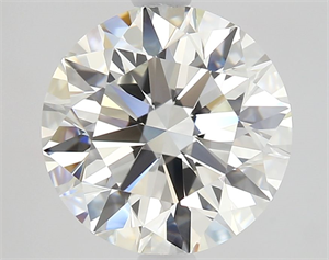 Picture of Natural Diamond 2.51 Carats, Round with Excellent Cut, H Color, VVS2 Clarity and Certified by GIA