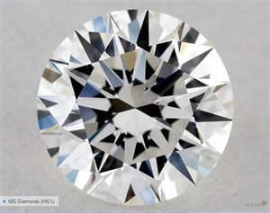 Foto Diamante Natural 0.56 quilates, Redondo , Color H, claridad VVS2 y certificado GIA de