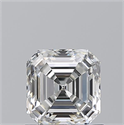 Diamante Natural 1.02 quilates, Asscher , Color H, claridad VVS1 y certificado GIA
