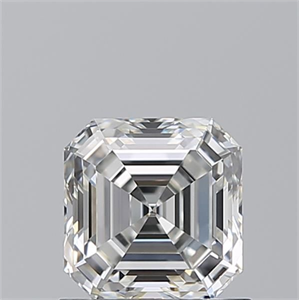 Picture of Natural Diamond 1.02 Carats, Asscher with  Cut, H Color, VVS1 Clarity and Certified by GIA