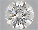 Lab Grown Diamond 1.02 Carats, Round with Ideal Cut, F Color, VVS1 Clarity and Certified by IGI