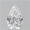 Natural Diamond 1.27 Carats, Pear with  Cut, E Color, VS2 Clarity and Certified by GIA