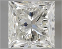 Diamante Natural 0.90 quilates, Princesa , Color I, claridad VS2 y certificado GIA