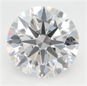 Lab Grown Diamond 4.09 Carats, Round with Excellent Cut, D Color, VVS1 Clarity and Certified by GIA