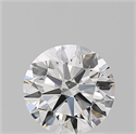 Natural Diamond 1.70 Carats, Round with Excellent Cut, G Color, VVS1 Clarity and Certified by GIA