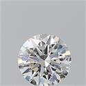 Diamante Natural 0.50 quilates, Redondo , Color H, claridad IF y certificado GIA