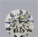 Natural Diamond 0.52 Carats, Round with Excellent Cut, L Color, VVS1 Clarity and Certified by IGI