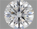 Del inventario de diamantes de laboratorio, 1.06 quilates, Redondo , Color D, claridad VVS2 y certificado IGI