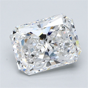 Foto Diamante Natural 4.08 quilates, Radiante , Color E, claridad VS1 y certificado GIA de