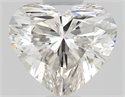 Natural Diamond 0.60 Carats, Heart with  Cut, J Color, VS2 Clarity and Certified by GIA