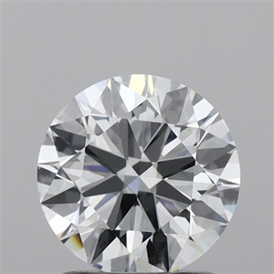 Picture of Lab Grown Diamond 1.33 Carats, Round with Ideal Cut, F Color, IF Clarity and Certified by IGI