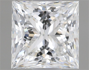 Picture of Natural Diamond 0.70 Carats, Princess with  Cut, F Color, VS2 Clarity and Certified by GIA