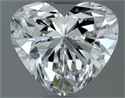 Natural Diamond 0.60 Carats, Heart with  Cut, J Color, VS1 Clarity and Certified by GIA