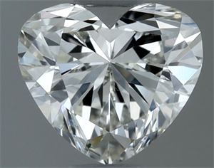 Picture of Natural Diamond 0.60 Carats, Heart with  Cut, J Color, VS1 Clarity and Certified by GIA