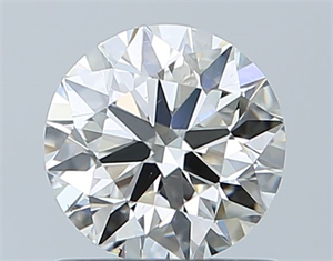 Picture of Natural Diamond 0.80 Carats, Round with Excellent Cut, J Color, VS2 Clarity and Certified by GIA