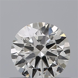 Picture of Natural Diamond 0.42 Carats, Round with Excellent Cut, F Color, VVS1 Clarity and Certified by GIA