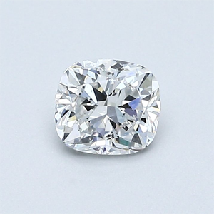 Foto Diamante Natural 0.50 quilates, Del cojín , Color D, claridad SI2 y certificado GIA de