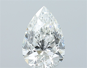 Picture of Natural Diamond 1.01 Carats, Pear with  Cut, H Color, SI2 Clarity and Certified by GIA