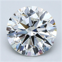 Diamante Natural 3.02 quilates, Redondo , Color G, claridad SI1 y certificado GIA
