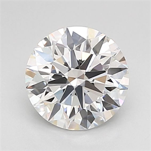 Picture of Lab Grown Diamond 1.03 Carats, Round with Ideal Cut, D Color, VVS2 Clarity and Certified by IGI