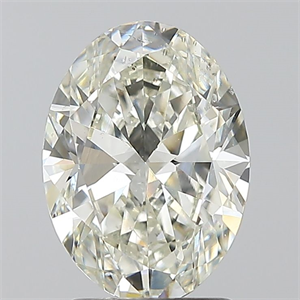 Picture of Natural Diamond 2.00 Carats, Oval with  Cut, I Color, SI1 Clarity and Certified by IGI