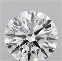 Lab Grown Diamond 1.08 Carats, Round with Ideal Cut, D Color, VVS2 Clarity and Certified by IGI