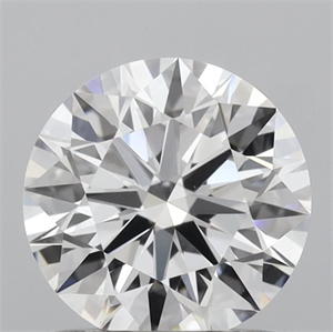 Picture of Lab Grown Diamond 1.08 Carats, Round with Ideal Cut, D Color, VVS2 Clarity and Certified by IGI